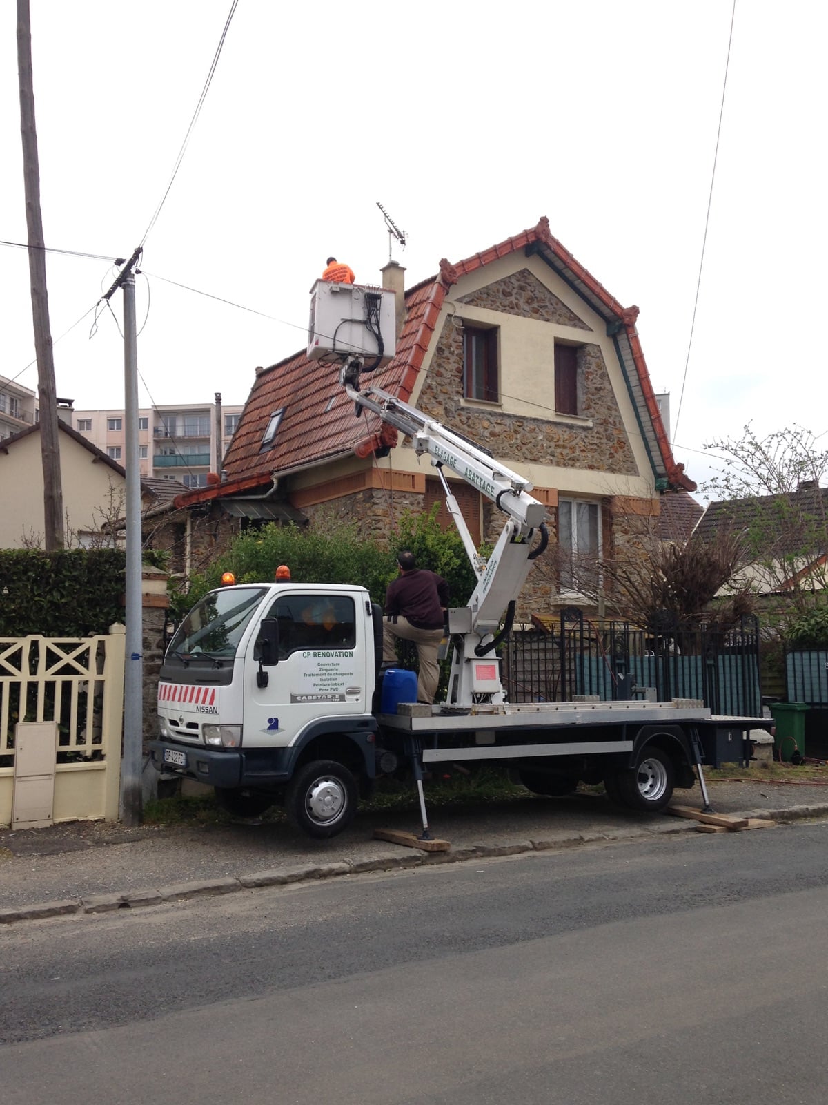 Détail finition zinc